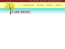 Tablet Screenshot of carerightinc.com
